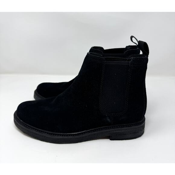 Clarks Men's Clarkdale Easy Chelsea Boot, Black Suede, Size 8 - Picture 4 of 6